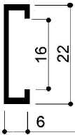 code art. FM2327: special aluminum profile