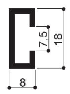 code art. FM2339: special aluminum profile