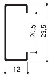 code art. FM2348: special aluminum profile