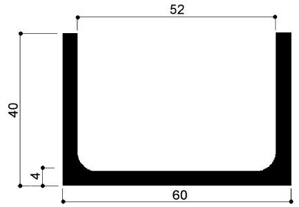 code art. FM3043: special aluminum profile