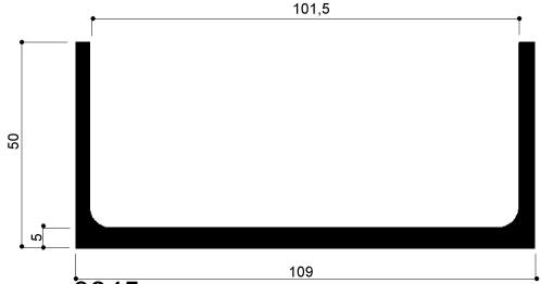 code art. FM3045: special aluminum profile