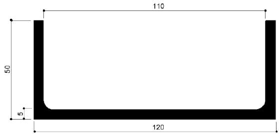 code art. FM3046: special aluminum profile