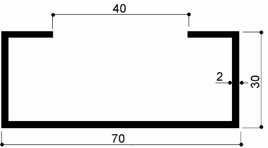 code art. FM3256: special aluminum profile