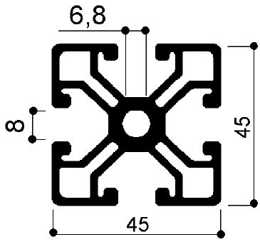 perfil de aluminio para panel fotovoltaico