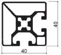 profilé aluminium modulaire cod 710