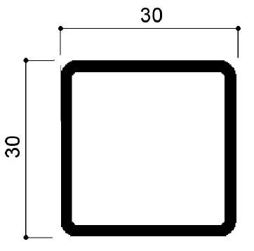 profilé modulaire en aluminium code 720