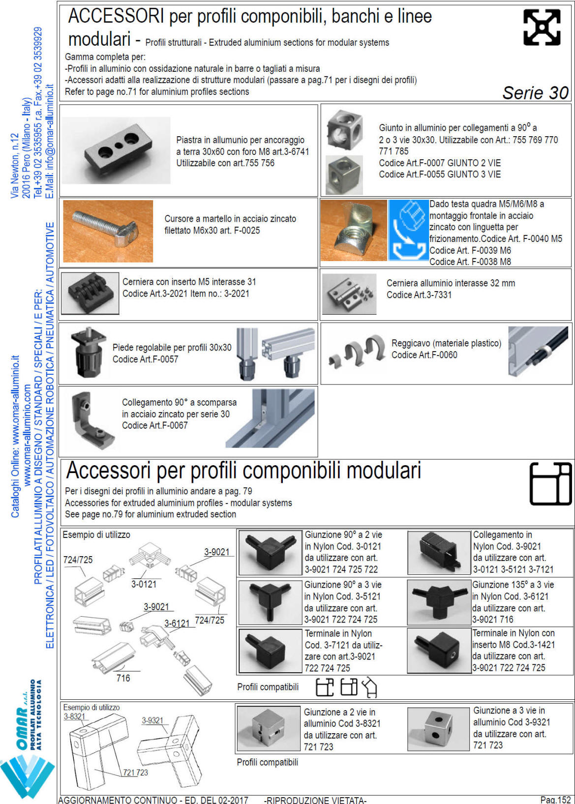 Accessori in alluminio per robotica