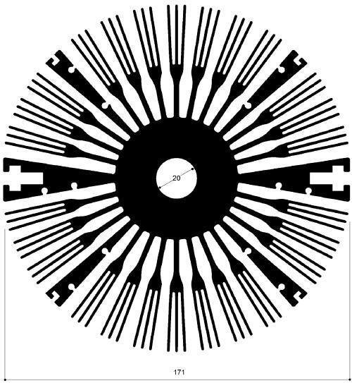 code art. FM517 : Aluminum heat sinks in bars