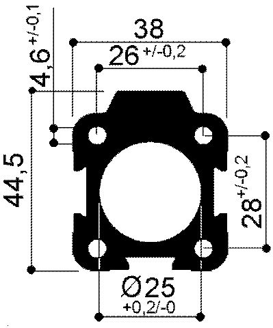 Aluminiumrohr zur Herstellung von Auskleidungen für Pneumatikzylinder