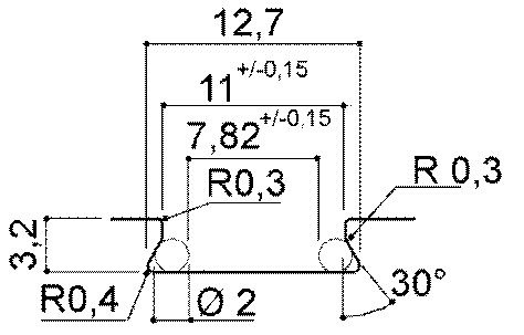 profile slot for pneumatics