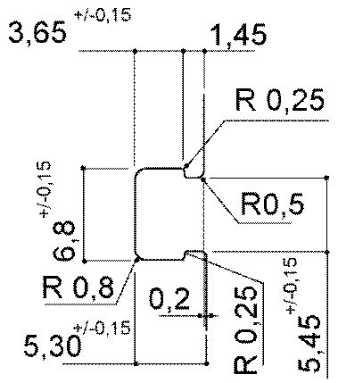 profile slot for pneumatics