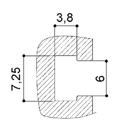 head profile hollow detail