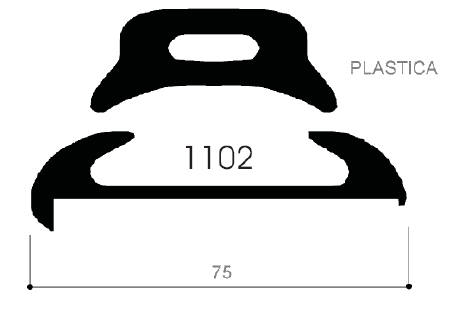 code art. FM1102 : special aluminum profile