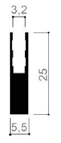 code art. FM1312 : special aluminum profile