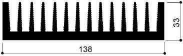 code art. FM2170 : Aluminum heat sinks in bars