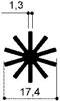 code art. FM2216 : Aluminum heat sinks in bars