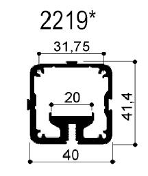 code art. FM2219 : Aluminum heat sinks in bars