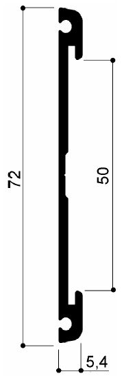 code art. FM2354: special aluminum profile