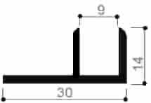 code art. FM3028 : special aluminum profile