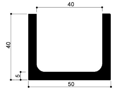 code art. FM3042 : special aluminum profile