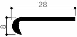 code art. FM3056 : special aluminum profile