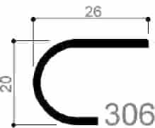 code art. FM3064 : special aluminum profile