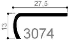 code art. FM3074 : special aluminum profile