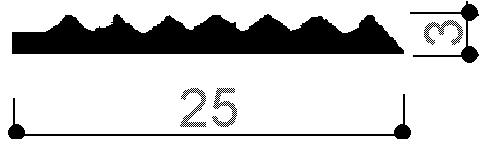 code art. FM3082 : special aluminum profile