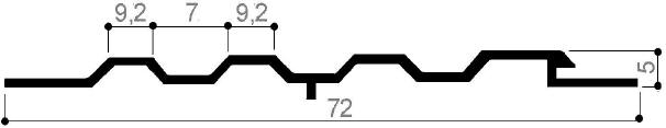 code art. FM3124n : special aluminum profile