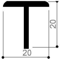 code art. FM3127 : special aluminum profile