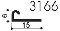 code art. FM3166 : special aluminum profile