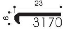 code art. FM3170 : special aluminum profile