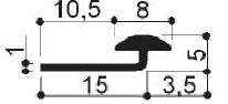 code art. FM3175 : special aluminum profile