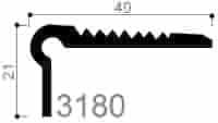 code art. FM3180 : special aluminum profile