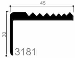 code art. FM3181 : special aluminum profile