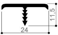 code art. FM3193 : special aluminum profile