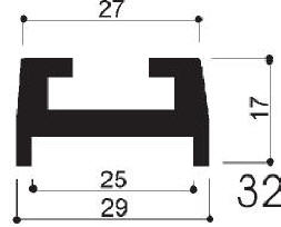 code art. FM3216 : special aluminum profile