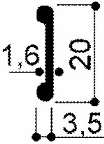 code art. FM3309 : anodized aluminum profile: skirting board