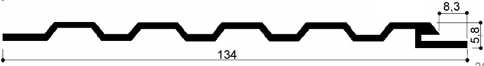 code art. FM3310 : special aluminum profile