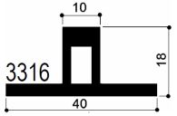 code art. FM3316 : aluminum profile aluminum profiles for walls