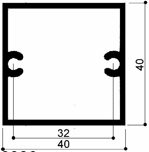 code art. FM3326 : aluminum profile aluminum profiles for walls