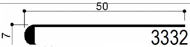 code art. FM3332 : aluminum profile aluminum profiles for walls