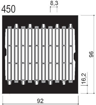 code art. FM450 : Aluminum heat sinks in bars