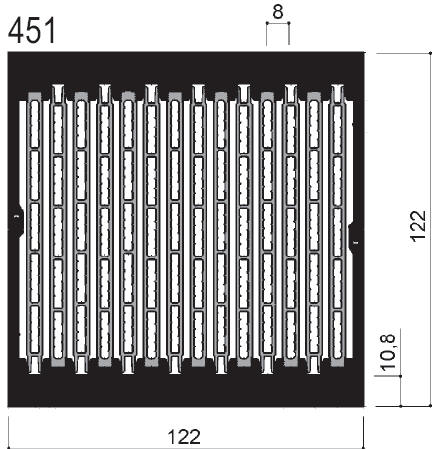 code art. FM451 : Aluminum heat sinks in bars