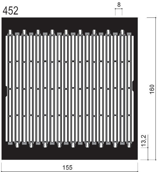 code art. FM452 : Aluminum heat sinks in bars