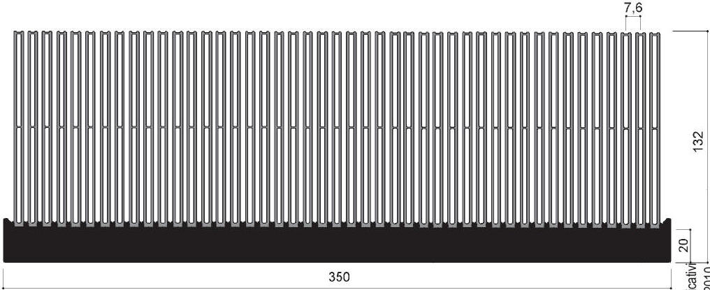 code art. FM466 : Aluminum heat sinks in bars