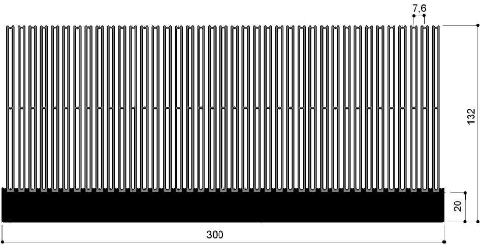 code art. FM479 : Aluminum heat sinks in bars