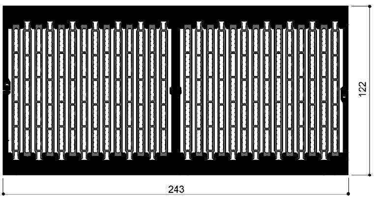 code art. FM487 : Aluminum heat sinks in bars