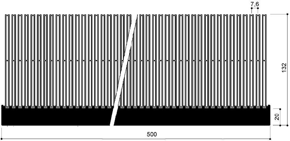 code art. FM490 : Aluminum heat sinks in bars