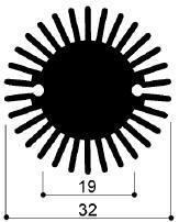 code art. FM500 : Aluminum heat sinks in bars